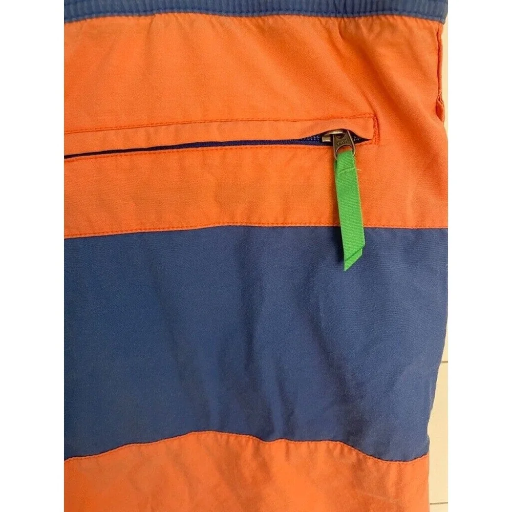 Polo Ralph Lauren Mens Board Shorts Orange & Blue Striped Mens Size Large 42X8